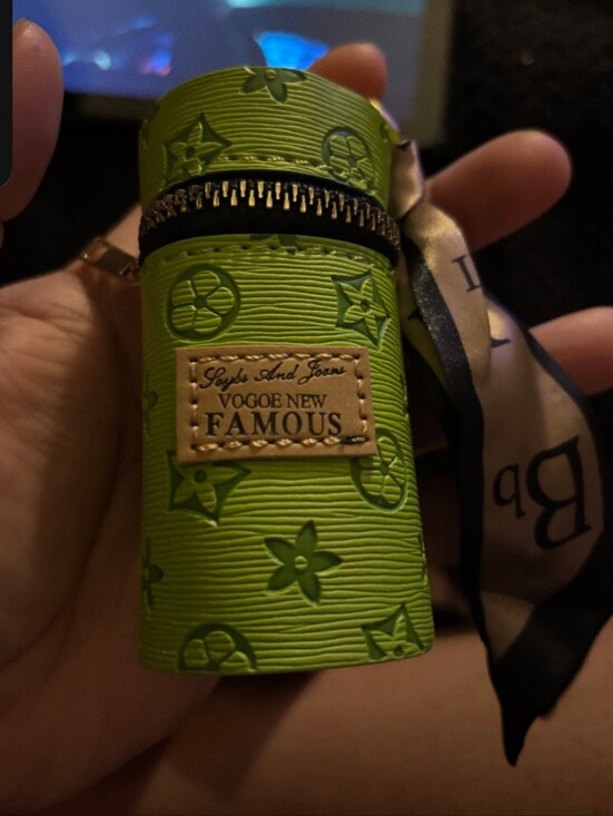 Accessories - Vogoe New Famous Lime Green Cylindrical Case